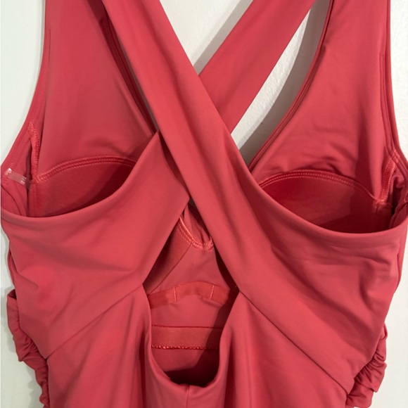 CALIA Women's Sculpt Wrapped One Piece Swimsuit with tummy control Size 12 - Picture 5 of 8